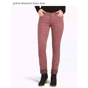 PrAna Kara Fitted Low Rise Jeans Women's 6/28‎ Stretch Denim, Organic